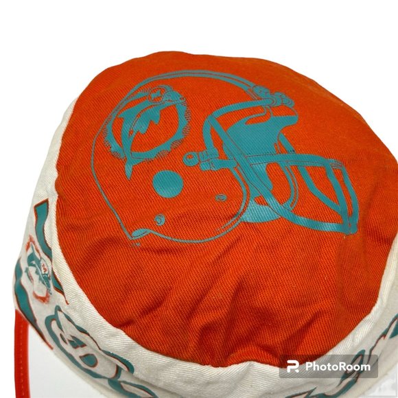 Vintage Miami Dolphins Painters Cap NFL Football Flat Top Baseball size M/L USA - Picture 14 of 16
